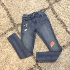 Super Skinny Embroidered Jeans